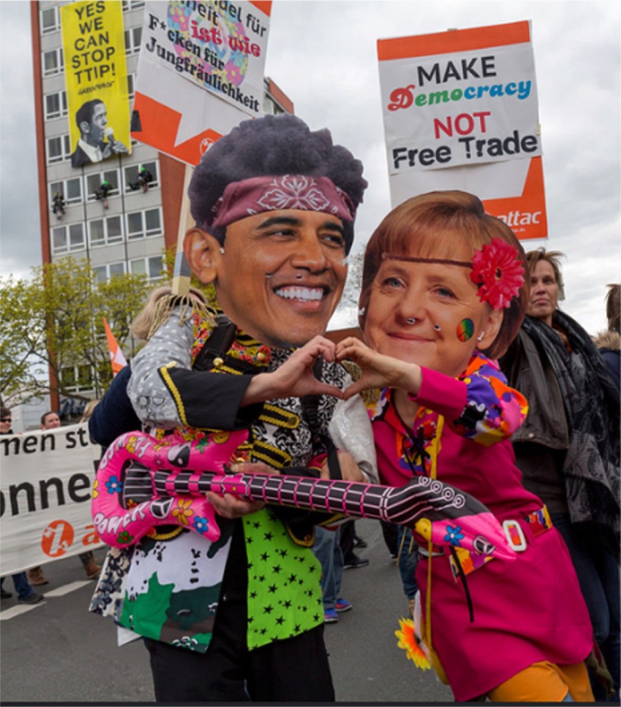Am 23. April 2016 haben anlässlich des Treffens zwischen US-Präsident Barack Obama und Bundeskanzlerin Angela Merkel zur Eröffnung der Messe in Hannover unter dem Motto „TTIP & CETA stoppen! Für einen gerechten Welthandel“ etwa 90.000 Menschen gegen die Freihandelsabkommen zwischen der EU mit den USA (TTIP) sowie mit Kanada (CETA) protestiert.