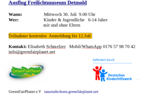 Ausflug ins Freilichtmuseum
